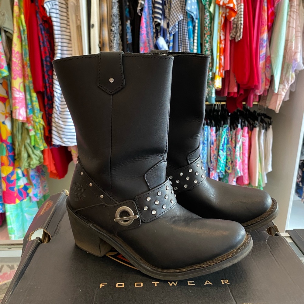 Harley Davidson Macie harness boots size 7.5